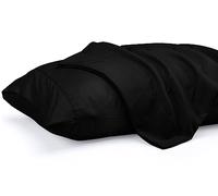 Utopia Bedding 2 Fundas de Almohada de Microfibra King (Negro)