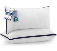 Utopia Bedding Almohada 40 x 80 cm Pack de 2, Microfibra, Azul Marino