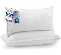 Utopia Bedding Almohada 40 x 80 cm Pack de 2, Microfibra, Blanco
