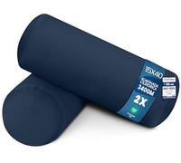 Utopia Bedding Almohada Cilíndrica 15x40 cm Pack de 2 Azul Marino | Diseño Versátil Mantienen su Forma Fácil Cuidado