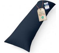 Utopia Bedding Almohada Corporal 40x145 cm para Dormir de Lado Azul Marino