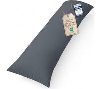 Utopia Bedding Almohada Corporal 40x145 cm para Dormir de Lado Gris