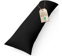 Utopia Bedding Almohada Corporal 40x145 cm para Dormir de Lado Negro