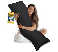 Utopia Bedding Almohada de Cuerpo Completo para Adultos (Negro, 20 x 54 Pulgadas), Almohada Larga para Dormir, Inserto de Almohada Grande para Personas Que Duermen de Lado