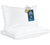 Utopia Bedding Almohadas de Cama para Dormir, tamaño King, Juego de 2, Calidad de Hotel refrescante, Almohada Reforzada para Dormir de Espalda, estómago o de Lado (Blanco)