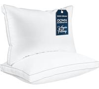 Utopia Bedding Almohadas de Cama para Dormir tamaño Queen (Blanco), Juego de 2, Calidad de Hotel refrescante, Almohada Reforzada para Dormir Boca Arriba, Boca Abajo o de Lado