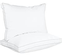 Utopia Bedding Almohadas de Cama para Dormir tamaño Queen (Blanco), Juego de 2, Calidad de Hotel refrescante, Almohada Reforzada para Dormir Boca Arriba, Boca Abajo o de Lado