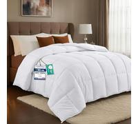 Utopia Bedding Edredón Acolchado 140x200 cm, Edredon Cama 80, Relleno Nórdico 200 gr/m² en 100% Microfibra (Blanco)