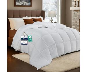 Utopia Bedding Edredón Acolchado 200x220 cm, Edredon Cama 105/120, Relleno Nórdico 200 gr/m² en 100% Microfibra (Blanco)