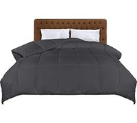 Utopia Bedding Edredón Acolchado 220x240 cm, Edredon Cama 135/150, Relleno Nórdico 200 gr/m² en 100% Microfibra (Gris)