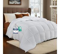 Utopia Bedding Edredón Acolchado 220x240 cm, Edredon Cama 135/150, Verano Relleno Nórdico 200 gr/m² en 100% Suave Microfibra (Blanco)