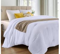 Utopia Bedding Edredón Acolchado Alternativo para Todas Las Estaciones, tamaño Individual/Individual XL, Relleno de edredón con pestañas en Las Esquinas, Lavable a máquina, edredón de Cama, Color