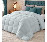 Utopia Bedding Edredón Cálido para Cama 135/150, 220x240 cm, Gris Claro