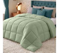 Utopia Bedding Edredón Cálido para Cama 80/90, 155x220 cm, Verde Salvia