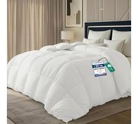 Utopia Bedding Edredón Confort Cálido Cama 105, 200x200 cm, Blanco