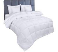 Utopia Bedding Edredón de Fibra 135 x 200 cm, Fibra Hueca siliconada, 940 gramo - (Blanco, Cama 80-135 x 200 cm)