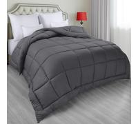 Utopia Bedding Edredón de plumón para Todas Las Estaciones, tamaño XL, con Solapas en Las Esquinas, Lavable a máquina, Color Gris