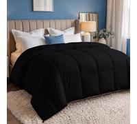 Utopia Bedding Edredón Ligero 200 g/m²,135x200cm,Cama 80,Negro