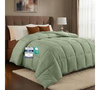 Utopia Bedding Edredón Ligero 200 g/m²,220x240cm,Cama 135/150,Verde Salvia