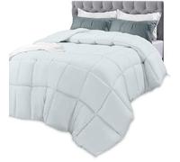 Utopia Bedding Edredones, tamaño King, Relleno de edredón para Todas Las Estaciones, imitación de plumón, con Costuras en Punto Caja con pestañas en Las Esquinas, Lavable a máquina (Gris Claro)