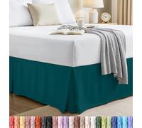 Utopia Bedding Faldón de Cama Queen - Suave Volantes Plisados cuádruples - Fácil Ajuste con caída a Medida de 16 Pulgadas - Calidad de Hotel, Resistente al Encogimiento y a la decoloración (Queen