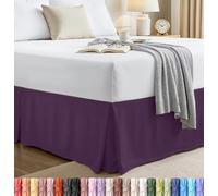 Utopia Bedding Faldón de Cama Queen - Suave Volantes Plisados cuádruples - Fácil Ajuste con caída a Medida de 16 Pulgadas - Calidad de Hotel, Resistente al Encogimiento y a la decoloración (Queen