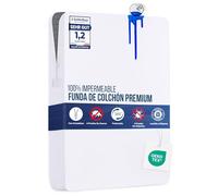 Utopia Bedding Funda de Colchón 120 x 200 x 30 cm Impermeable con Cremallera, Certificado Oeko-Tex, Cubre Colchon