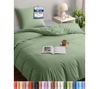 Utopia Bedding Funda Nordica Cama 90 135x200, Verde Salvia