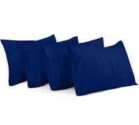 Utopia Bedding Fundas de Almohada estándar, Paquete de 4 Unidades, Cierre de sobre, Tela de Microfibra cepillada Suave, Fundas de Almohada Resistentes al Encogimiento y a la decoloración, tamaño