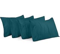 Utopia Bedding Fundas de Almohada Queen - Paquete de 4 - Cierre de sobre, Tela de Microfibra cepillada Suave - Fundas de Almohada Resistentes al Encogimiento y a la decoloración, tamaño Queen 20 x 30