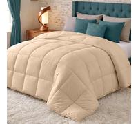Utopia Bedding - Invierno Edredón de Fibra, Fibra Hueca siliconada, 370 gr/m² (Beis, Cama 135/150-220 x 240 cm)