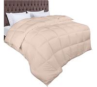 Utopia Bedding - Invierno Edredón de Fibra, Fibra Hueca siliconada, gramo (Beis, Cama 80/90-155 x 220 cm)