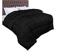 Utopia Bedding - Invierno Edredón de Fibra, Fibra Hueca siliconada, gramo (Negro, Cama 80-135 x 200 cm)