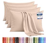 Utopia Bedding - Juego de 4 Fundas de Almohada - 50 x 75 cm - Beige