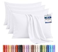 Utopia Bedding - Juego de 4 Fundas de Almohada - 50 x 75 cm - Blanco