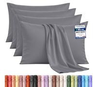 Utopia Bedding - Juego de 4 Fundas de Almohada - 50 x 80 cm - Gris