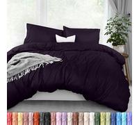 Utopia Bedding Juego de Funda de edredón tamaño King, 1 Funda de edredón con 2 Fundas de Almohada, Funda de edredón de 3 Piezas con Cierre de Cremallera, Microfibra cepillada ultrasuave, 264 x 228 cm