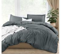 Utopia Bedding Juego de Funda de edredón tamaño matrimonial, 1 Funda de edredón con 2 Fundas de Almohada, Funda de edredón de 3 Piezas con Cierre de Cremallera, Microfibra cepillada ultrasuave, 203 x