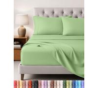 Utopia Bedding Juego de Sabanas 4 Piezas, 150x200cm, Verde Salvia
