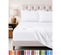 Utopia Bedding Juego de Sabanas 4 Piezas, 180x200cm, Blanco