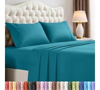Utopia Bedding Juego de sábanas California King - Juego de sábanas de 4 Piezas para Cama tamaño Cal King, Microfibra Suave y Transpirable, Incluye 1 sábana Bajera, 1 sábana encimera y 2 Fundas de