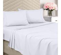 Utopia Bedding Juego de Sábanas Queen - Microfibra Cepillada, Suaves y de Lujo - Incluye Sábana Bajera, Sábana Encimera y 2 Fundas de Almohada