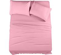 Utopia Bedding Juego de sαbanas Queen Ropa de cama de 4 piezas Microfibra cepillada Resistente a la contracciσn y a la decoloraciσn Fαcil