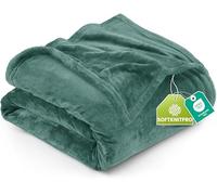 Utopia Bedding Manta Polar. Manta Ligera para La Cama, El Sofá O El Sillón. Adecuada para Todas Las Estaciones [259x228 cm, Celadón]