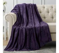 Utopia Bedding Manta Polar. Manta Ligera para La Cama, El Sofá O El Sillón. Adecuada para Todas Las Estaciones [152x127 cm, Morado]