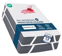 Utopia Bedding Protector Colchón 160 x 200 cm Impermeable (Paquete de 2), 4 Esquinas Elásticas, Certificación Oeko-Tex, Funda Colchón, Cubre Colchón Transpirable