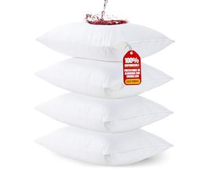 Utopia Bedding Protector de Almohada Impermeable 40x70 cm (Juego de 4) con Cremallera, Funda Almohada Certificado Oeko-Tex