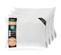 Utopia Bedding Protector de Almohada Impermeable 45x70 cm (Juego de 4) con Cremallera, Funda Almohada Certificado Oeko-Tex