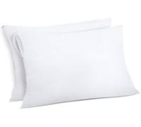 Utopia Bedding Protector de Almohada Impermeable 50x80 cm (Juego de 2) con Cremallera, Funda Almohada Certificado Oeko-Tex