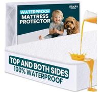 Utopia Bedding Protector de Colchón Impermeable, Viscosa, Certificación Oeko-Tex, Funda Colchón Transpirable, Elástico En Todo